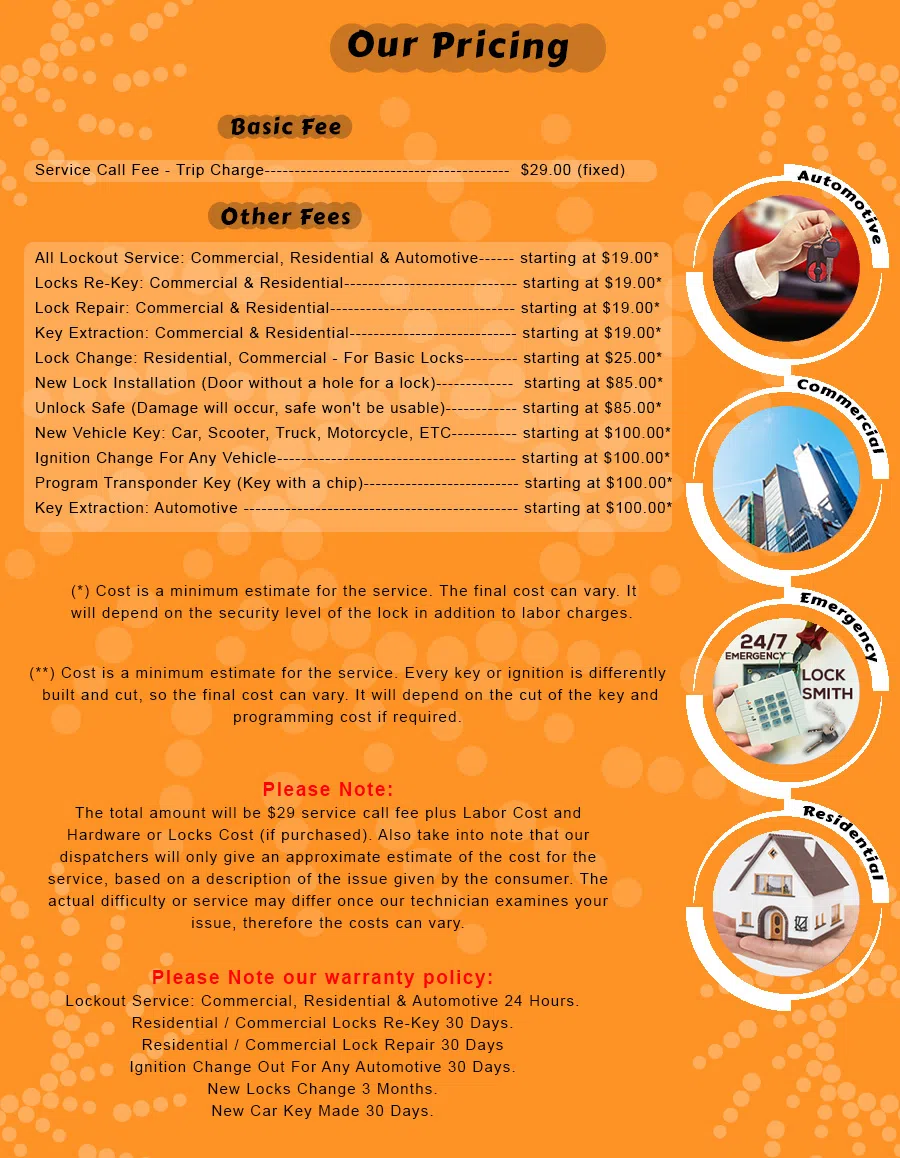 Nashville Community Locksmith Nashville, TN 615-510-3148 - Pricelist-13