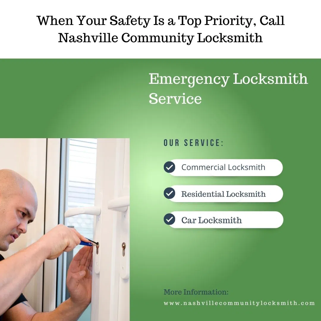 Nashville Community Locksmith Nashville, TN 615-510-3148 - Emergency
